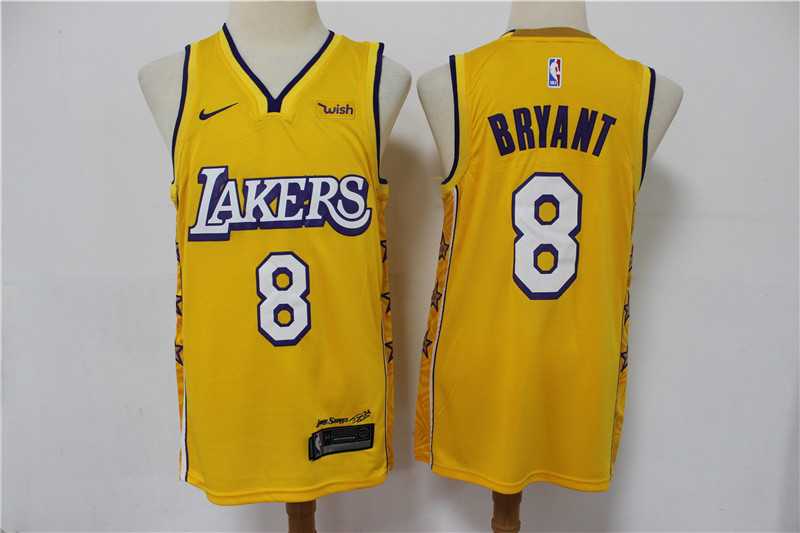 Lakers 8 kobe Bryant Yellow 2020 City Edition Nike Swingman Jersey,We sell and wholesale Lakers 8 kobe Bryant Yellow 2020 City Edition Nike Swingman Jersey on line form chian!